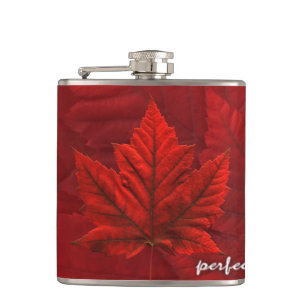 Canada Souvenir Flask Canada Flag Drink Flask Gift