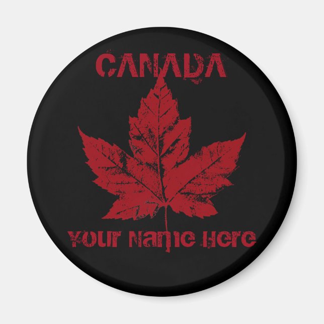 Canada Souvenir Fridge Magnet Canada Personalised (Front)