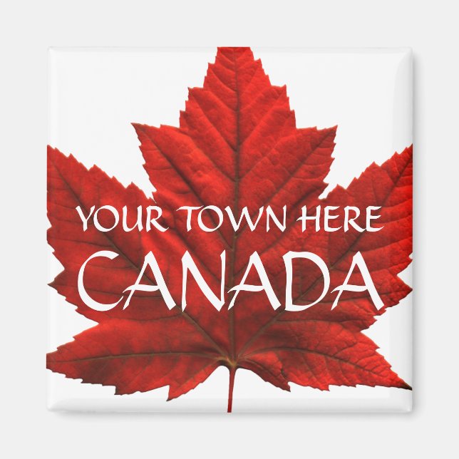 Canada Souvenir Fridge Magnet Personalised Magnets (Front)