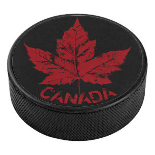 Canada Souvenir Hockey Puck Cool Retro