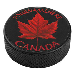 Canada Souvenir Hockey Puck Custom Canada Pucks