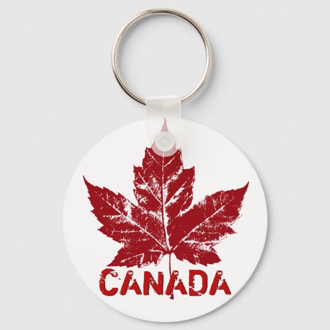 Canada Souvenir Keychain Cool Canada Key Chains (Front)