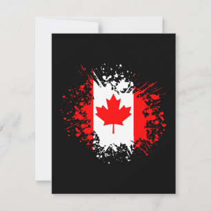 Canada Souvenir Landmark, White North Flag Travel