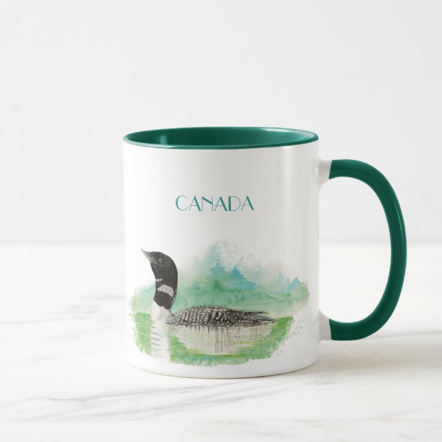 Canada Souvenir Loon Mug (Right)
