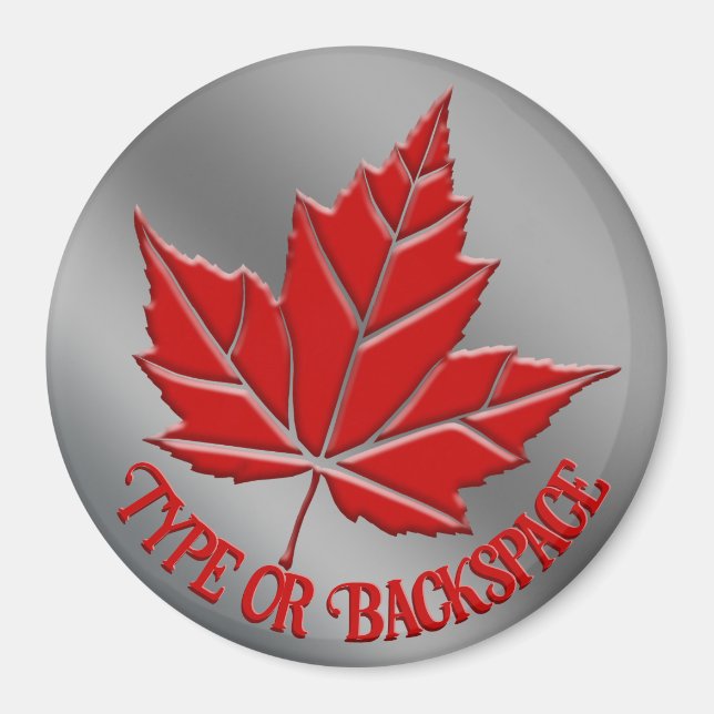 Canada Souvenir Magnets Personalised Canada Gift (Front)