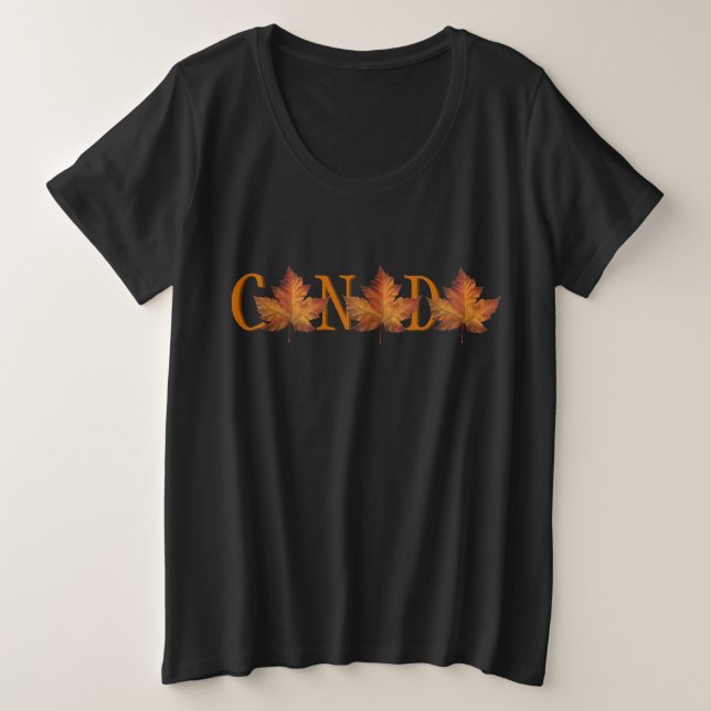 Canada Souvenir Shirt Canada Plus Size Shirt (Design Front)