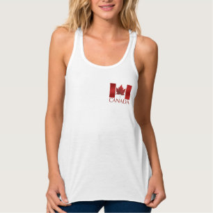 Canada Souvenir Tank Top Canada Maple Leaf Tops