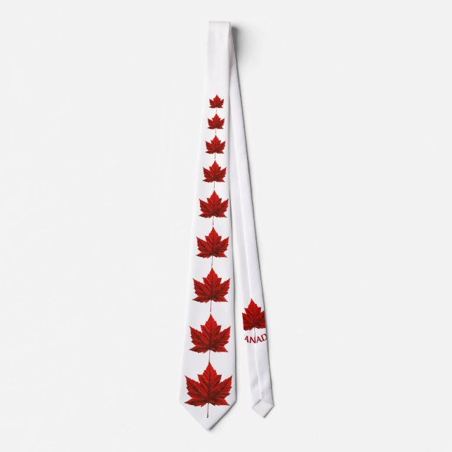 Canada Souvenir Tie Fun Canada Flag Ties (Front)
