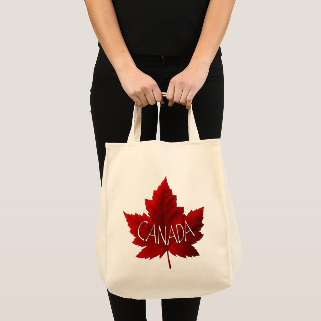 Canada Souvenir Tote Bags Canada Maple Leaf Bags (Front (Product))