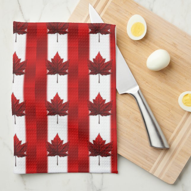 Canada Souvenir Towel Canadian Tea Towel Decor (Quarter Fold)