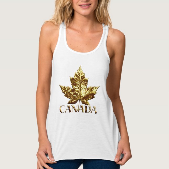 Canada Souvenirs Gifts Canada Maple Leaf Souvenir Singlet (Front)
