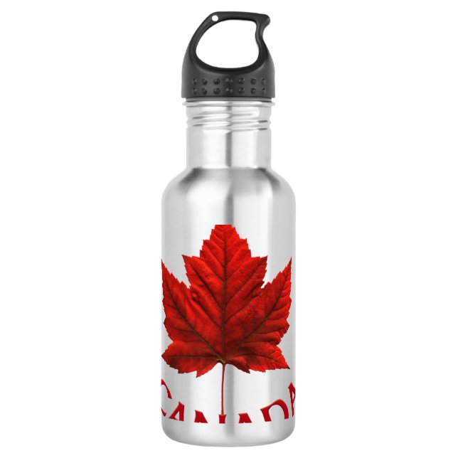 Canada Sport Bottles Canada Maple Leaf Bottles (Front)