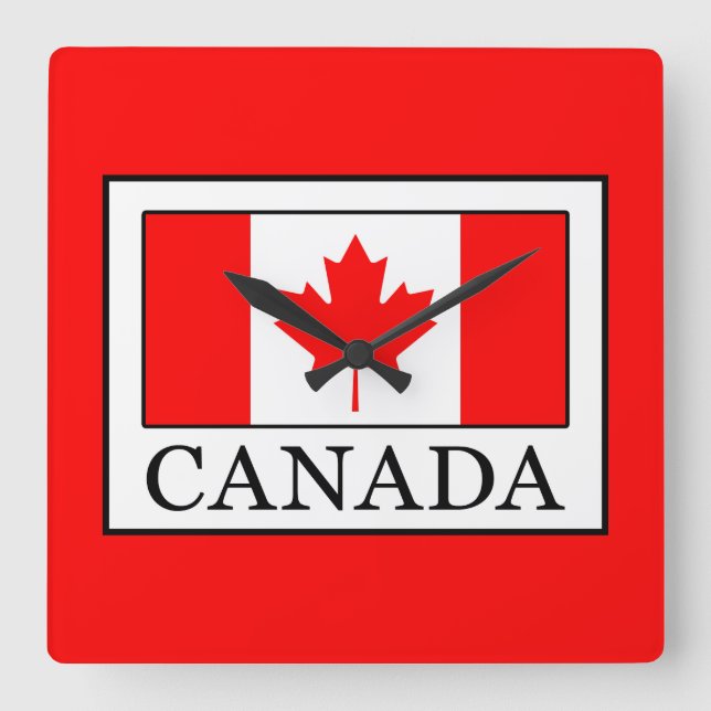 Canada Square Wall Clock (Front)