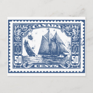 Canada stamp postcard