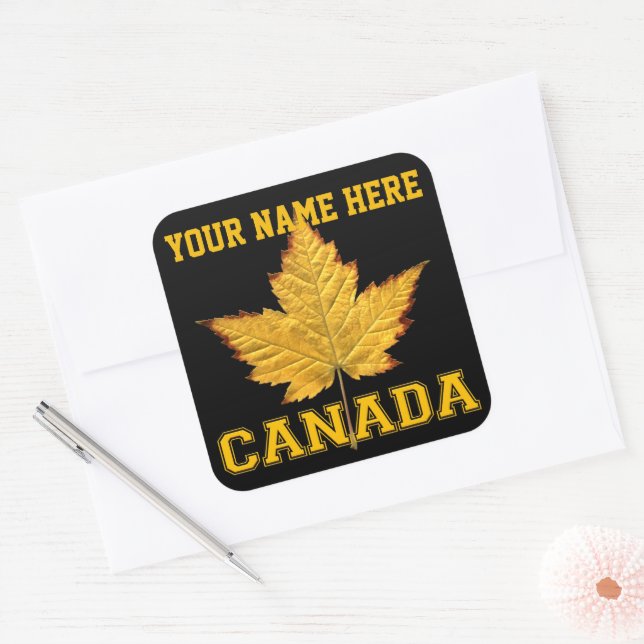 Canada Sticker Customisable Varsity Canada Sticker (Envelope)