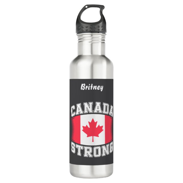Canada Strong 710 Ml Water Bottle (Front)