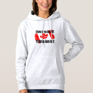 Canada Strong and Free Hoodie