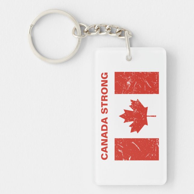 Canada Strong Key Ring (Front)