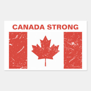 Canada Strong Rectangular Sticker