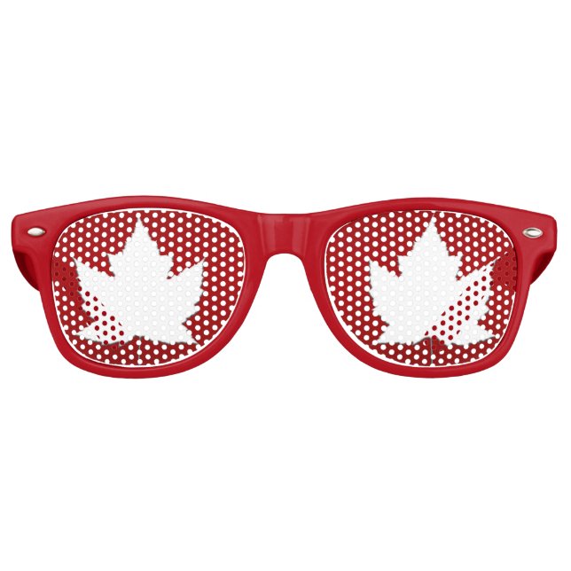 Canada Sunglasses Fun Canada Souvenir Costume Gift (Front)