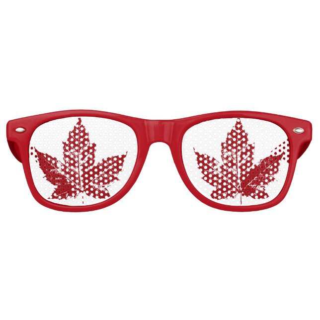 Canada Sunglasses Fun Canada Souvenir Costume Gift (Front)