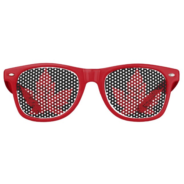 Canada Sunglasses Fun Canada Souvenir Costume Gift (Front)