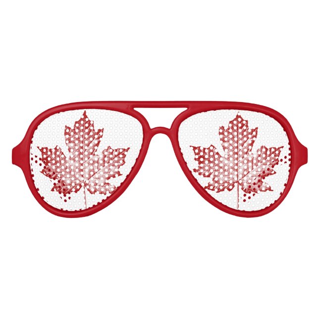 Canada Sunglasses Fun Canada Souvenir Costume Gift (Front)