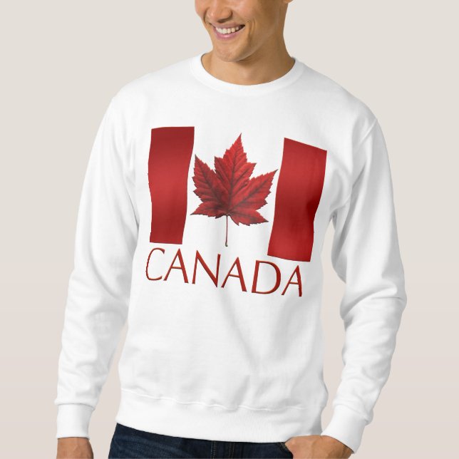 Canada Sweatshirt Canada Flag  Souvenir Sweatshirt (Front)