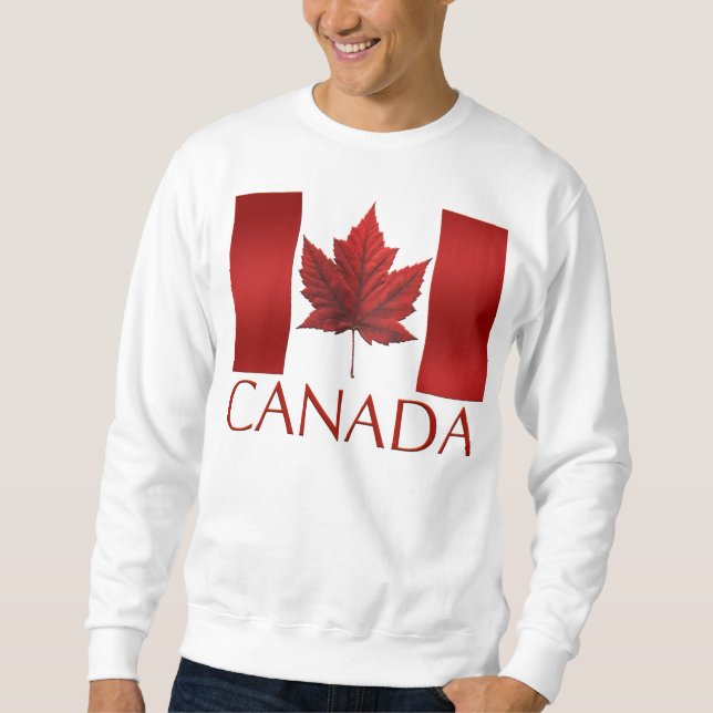 Canada Sweatshirt Canada Flag  Souvenir Sweatshirt (Front)