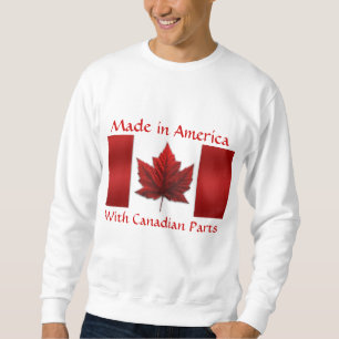 Canada Sweatshirt Canada Flag Sweatshirt