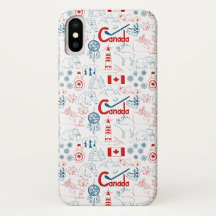 Canada   Symbols Pattern Case-Mate iPhone Case