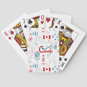 Canada   Symbols Pattern Playing Cards