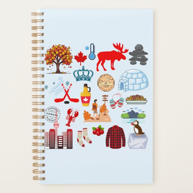 Canada Symbols Planner (Front)