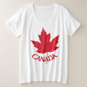 Canada T-shirt Women's Plus Size Canada Souvenir T Plus Size T-Shirt
