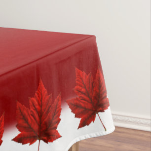 Canada Tablecloth Canada Maple Leaf Tablecloth