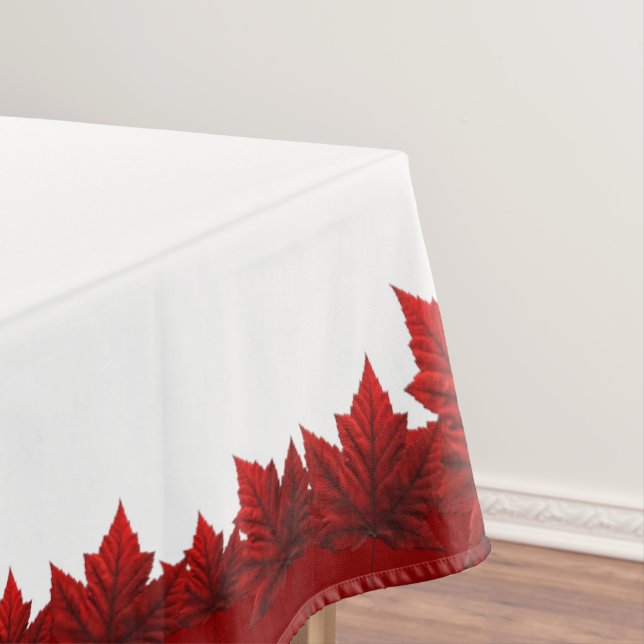 Canada Tablecloth Canada Maple Leaf Tablecloth (In Situ)