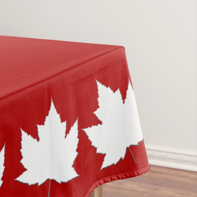 Canada Tablecloth Canada Maple Leaf Tablecloth (In Situ)