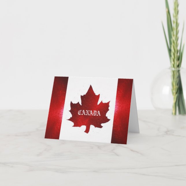 canada  thank you card (Front)