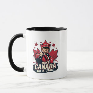 Canada the 51st State Trump Canadian Mug