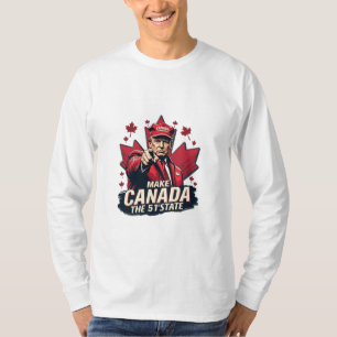 Canada the 51st State Trump Canadian T-Shirt