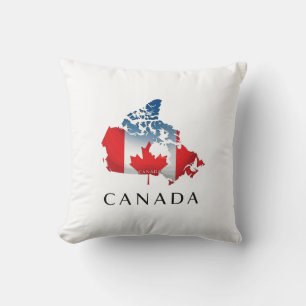 Canada: The Maple Leaf Country Cushion