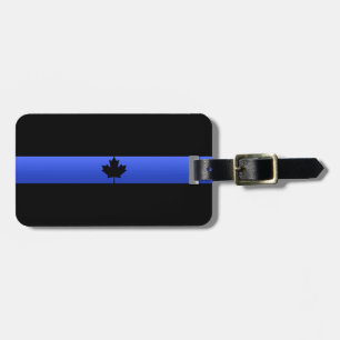 Canada Thin Blue Line Luggage Tag