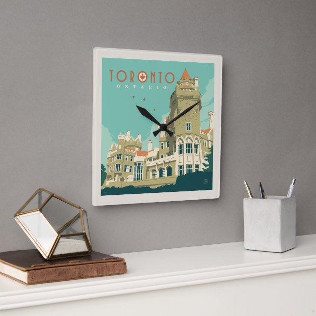 Canada | Toronto, Casa Loma Square Wall Clock (Office)