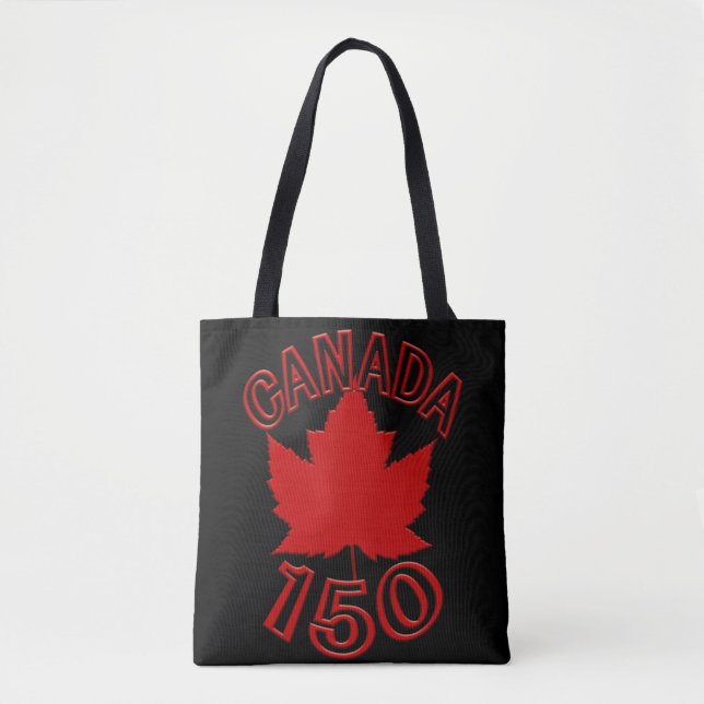 Canada Tote Bags Canada 150 Bags Customised (Front)