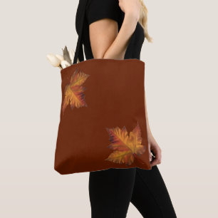 Canada Tote Bags Gold Maple Leaf Souvenir Bags