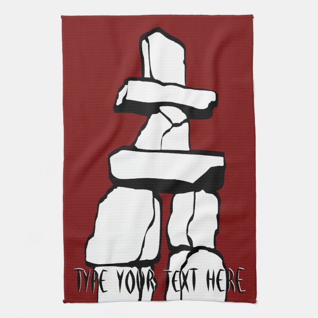 Canada Towel Personalised Vancouver Tea Towel (Vertical)