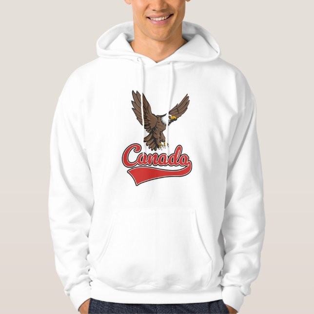 Canada Travel logo Hoodie (Front)