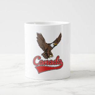 Canada Travel logo Large Coffee Mug