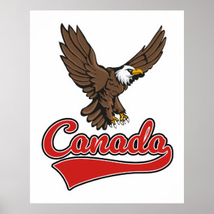 Canada Travel logo Poster