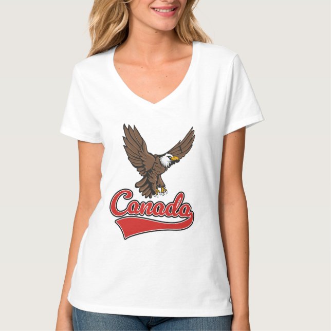 Canada Travel logo T-Shirt (Front)